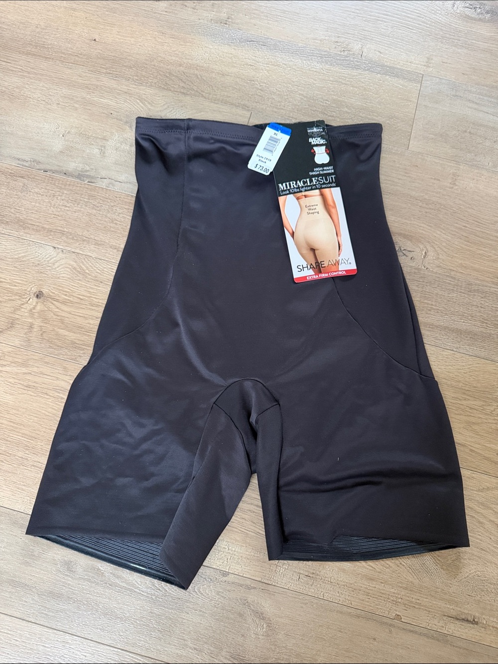 Miraclesuit Black High-Waist Shaping Shorts